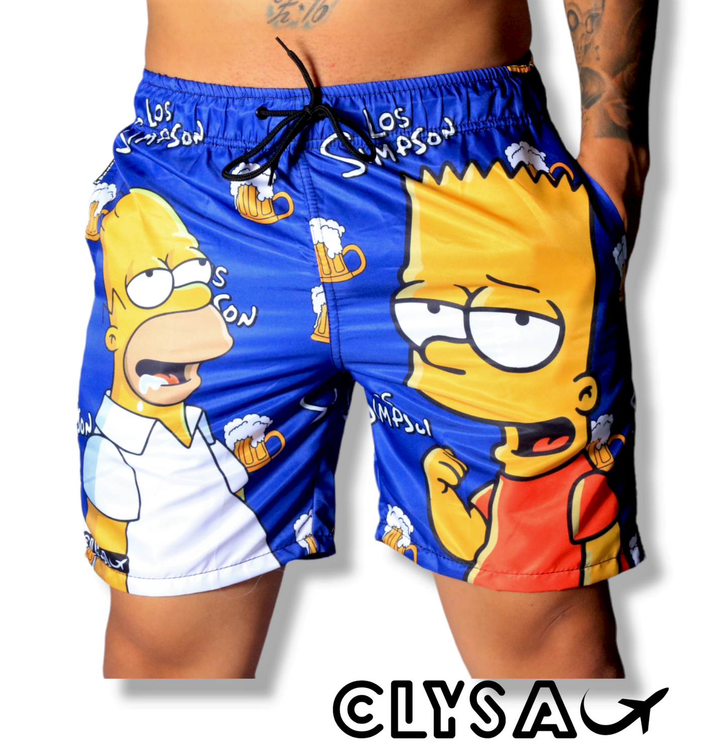 Pantaloneta Hombre Sublimada Homer 11