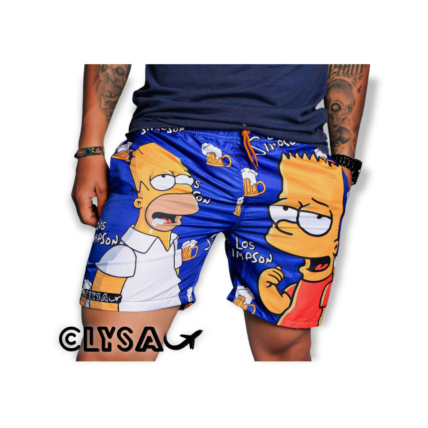 Pantaloneta Hombre Sublimada Homer 11