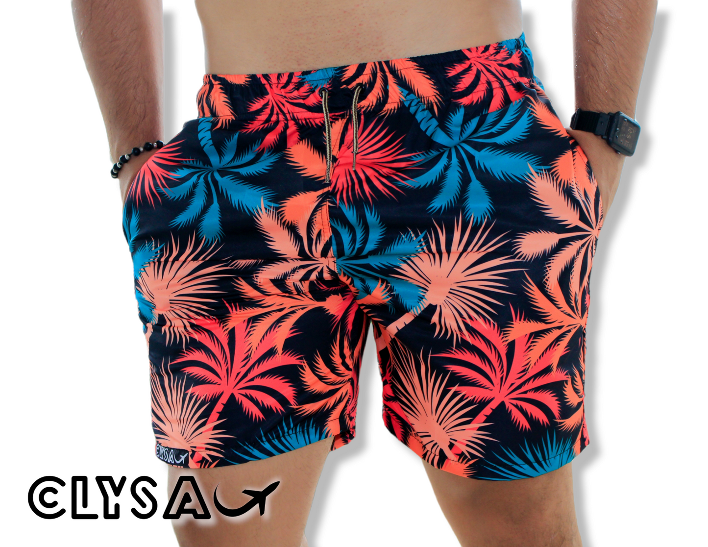 Pantaloneta Hombre Sublimada Playa