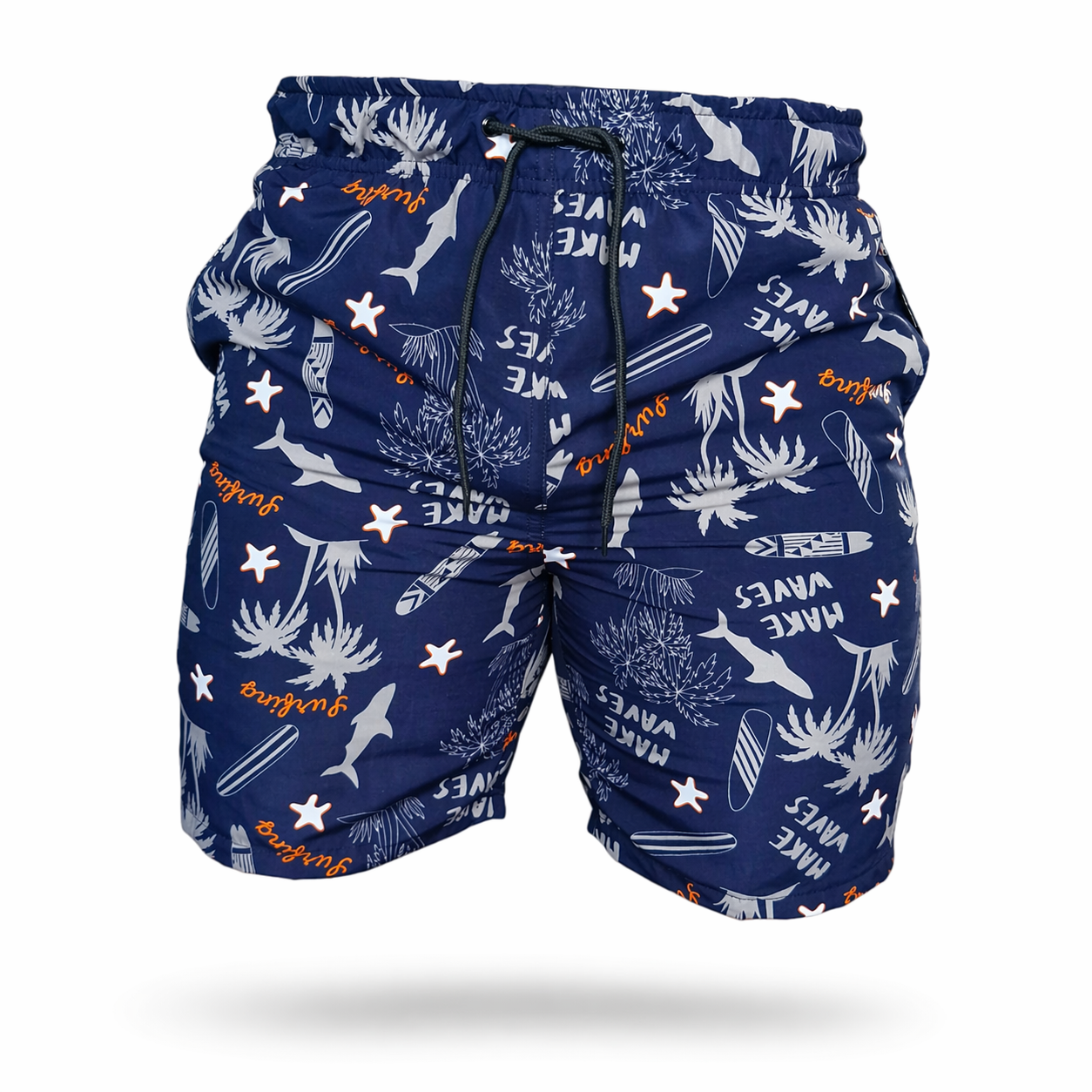 Pantaloneta Hombre Sublimada Tiburon