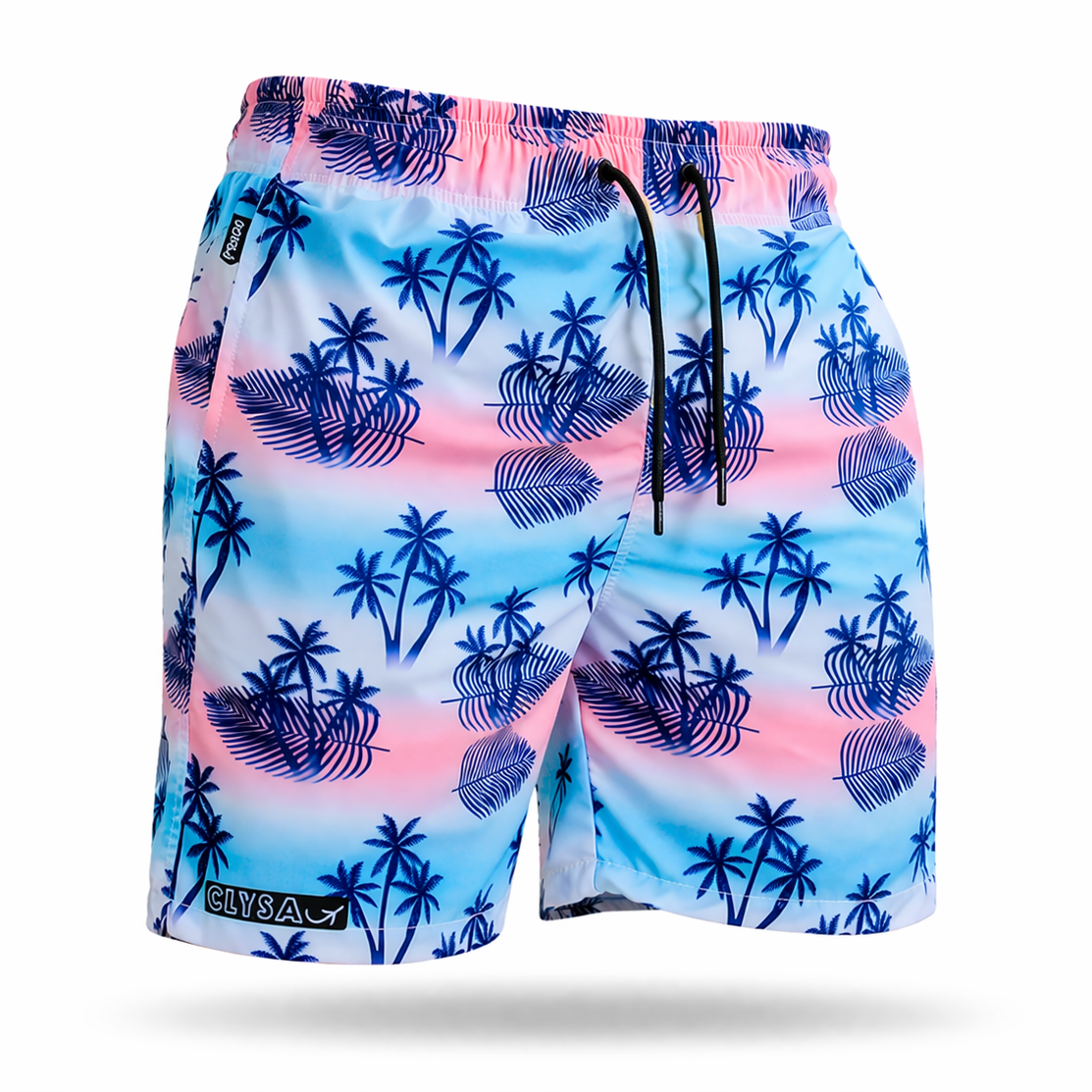 Pantaloneta Hombre Sublimada Palmera