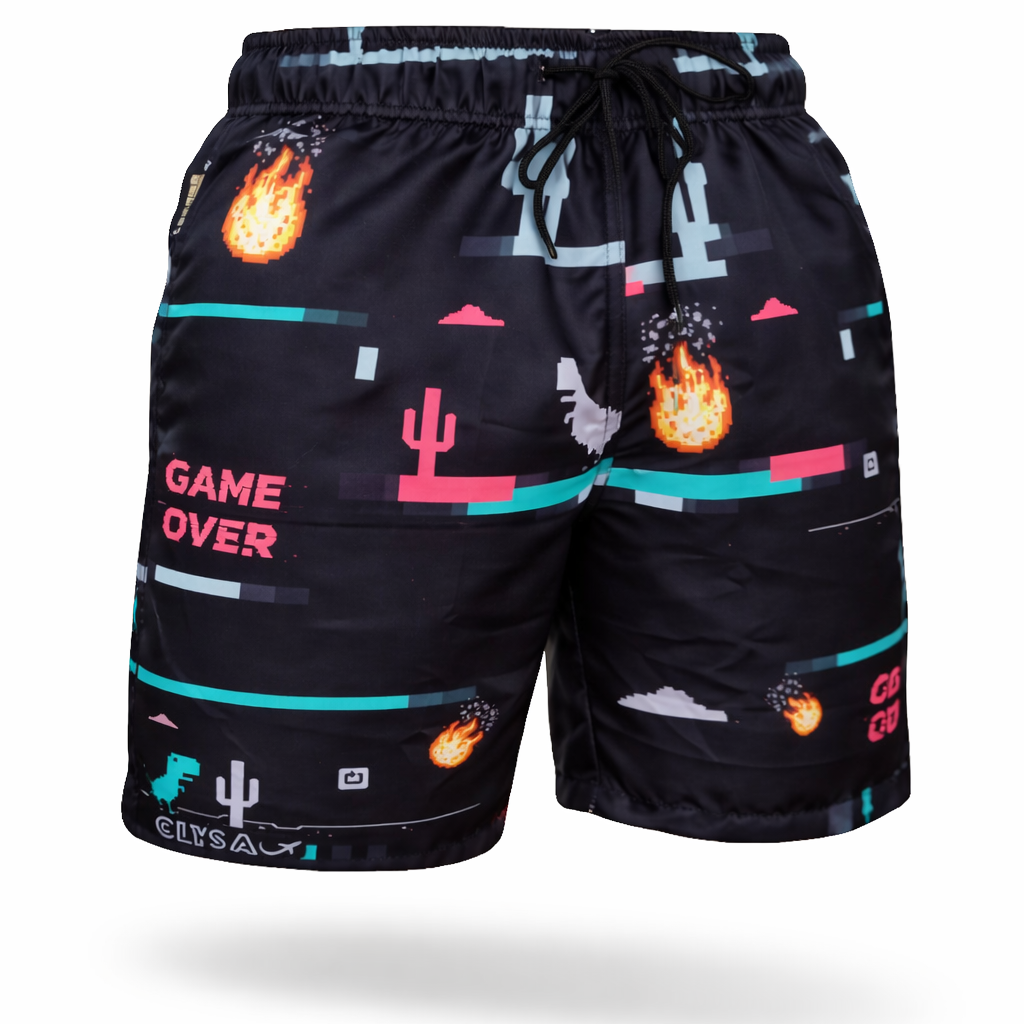 Pantaloneta Hombre Sublimada Game over