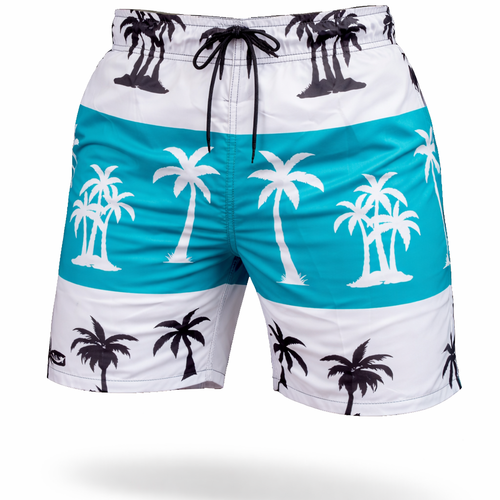 Pantaloneta Hombre Sublimada Palmera agua
