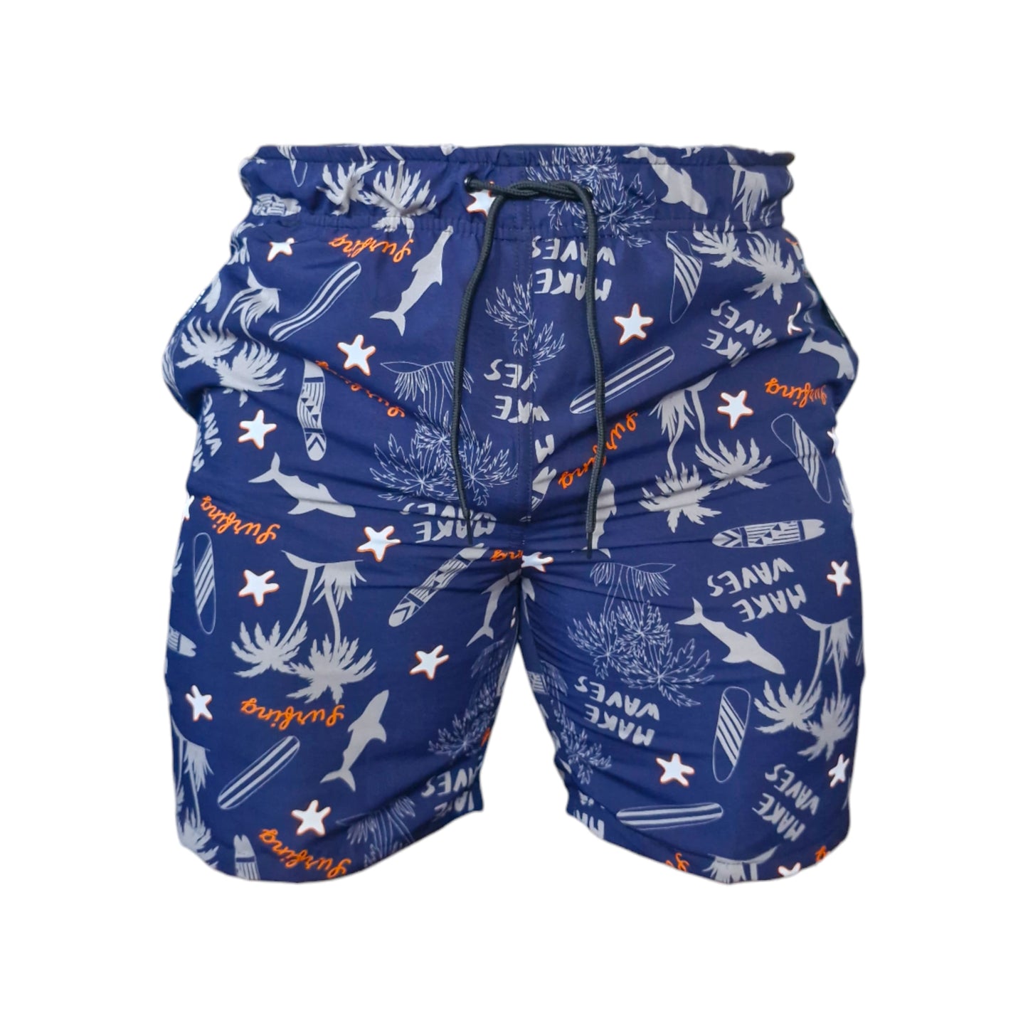 Pantaloneta Hombre Sublimada Tiburon