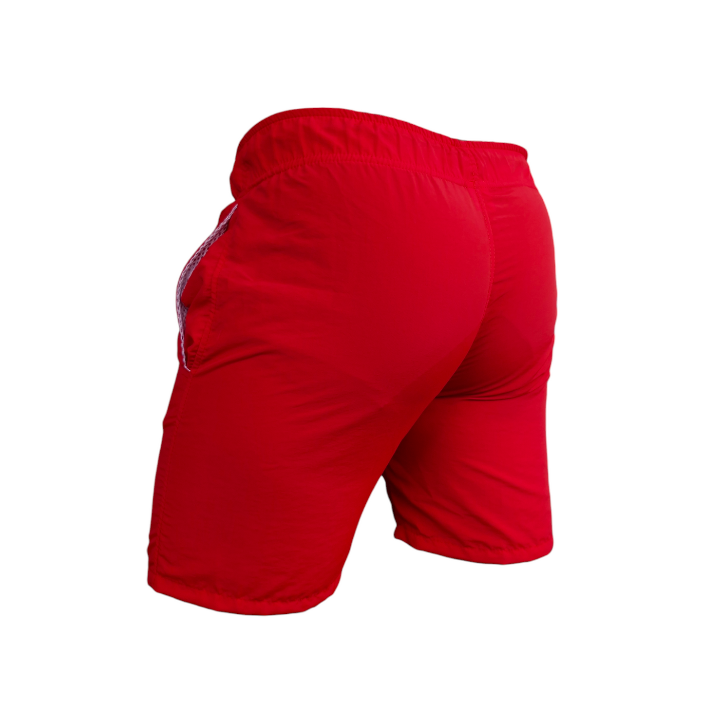 Pantaloneta Hombre Unicolor Roja