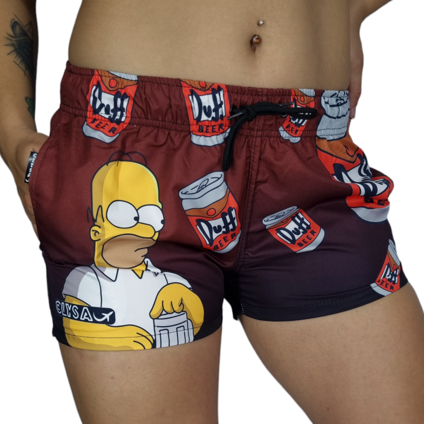 Pantaloneta DAMA sublimada Homer 02