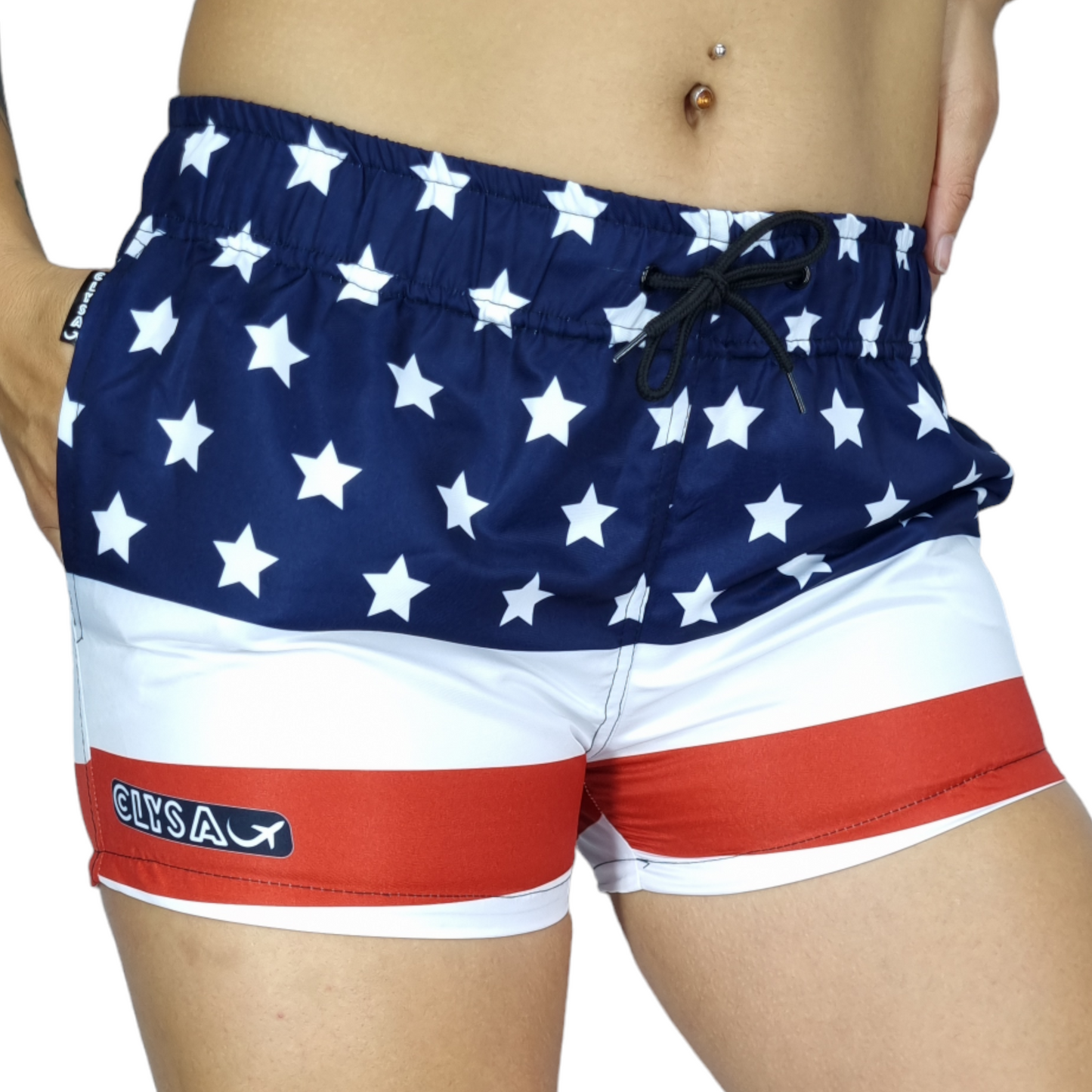 Pantaloneta DAMA sublimada USA classic