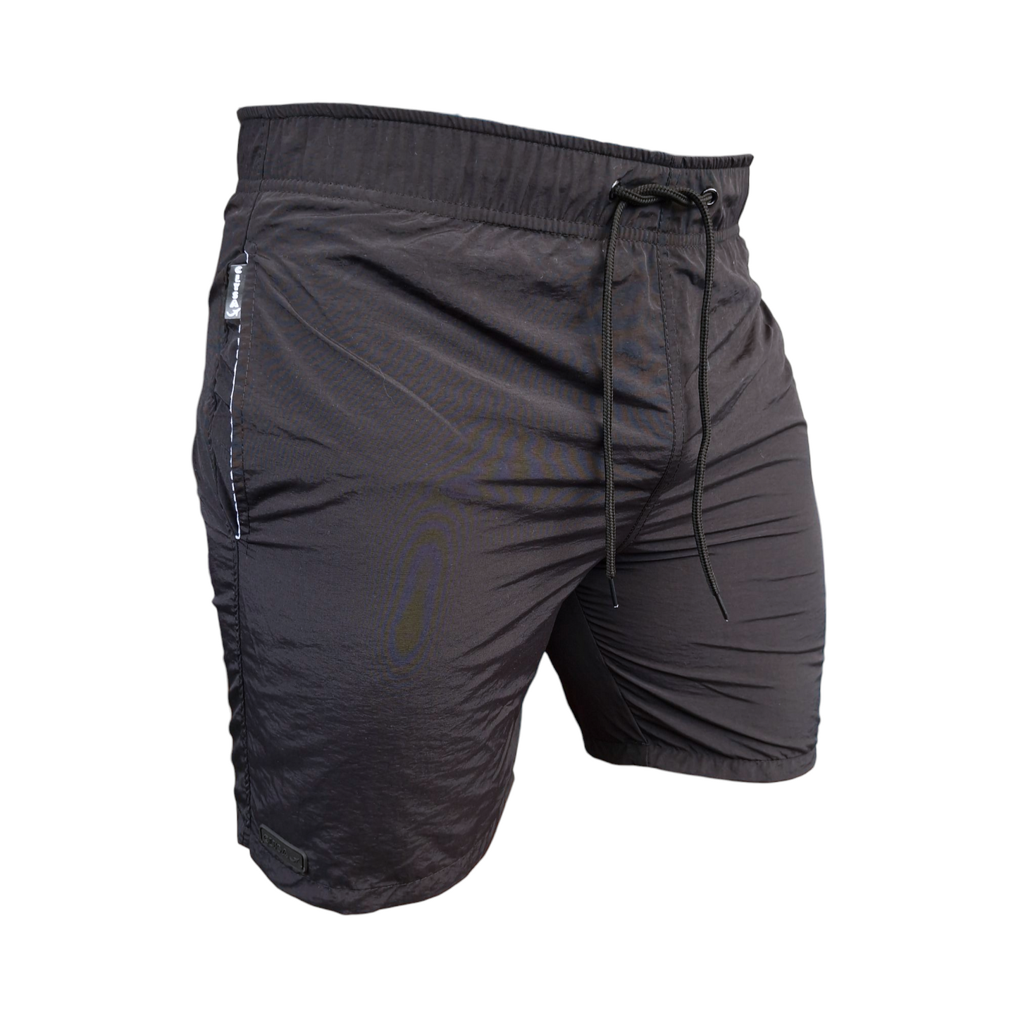 Pantaloneta Hombre Unicolor Negra