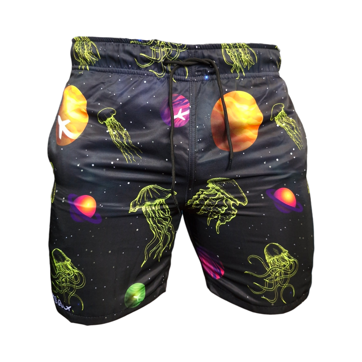 Pantaloneta Hombre Sublimada Medusa Neón