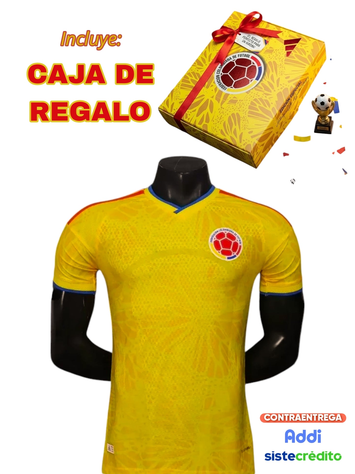 Camiseta Selección Colombia Tipo Jugador