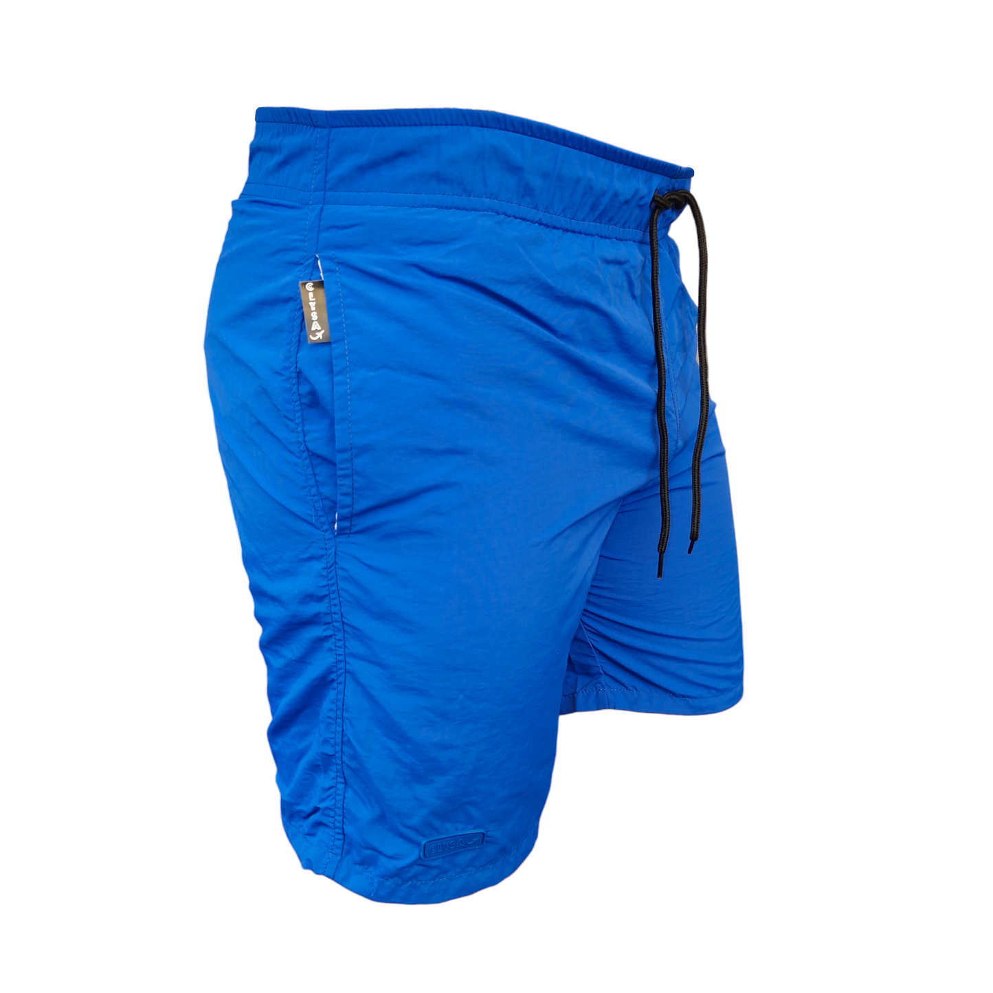 Pantaloneta Hombre Unicolor Azul